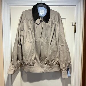 NWOT HELSA The Shirred Bomber Jacket, Size S